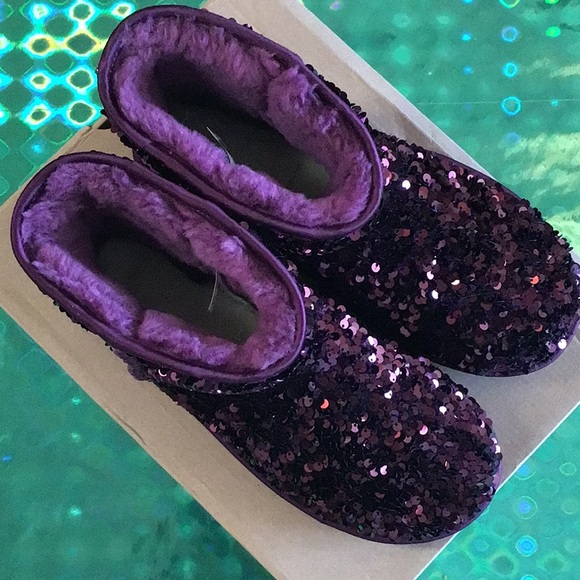 UGG🟣Pinot noir purple sequins - Picture 4 of 16